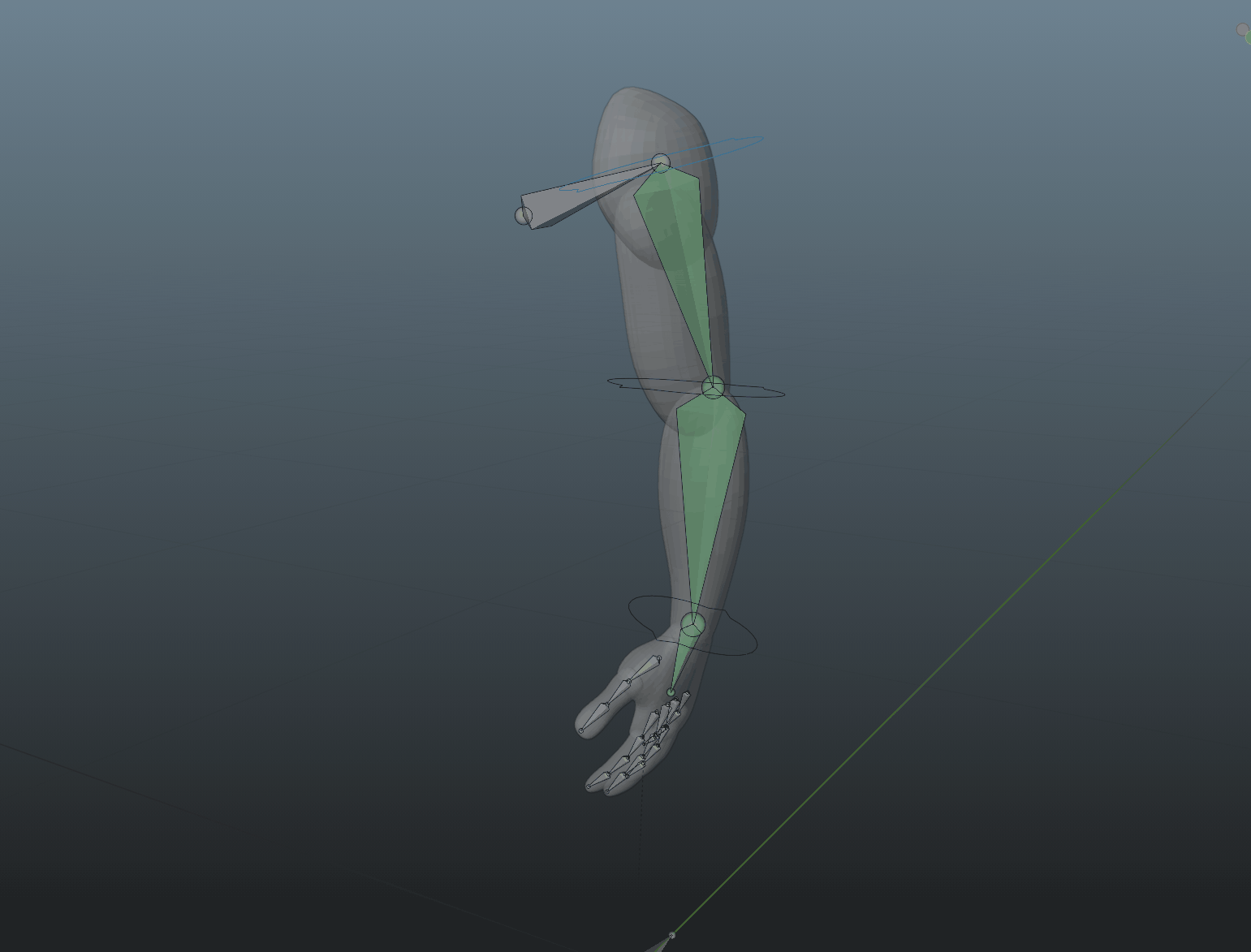 Forward Kinematics Driven Arm