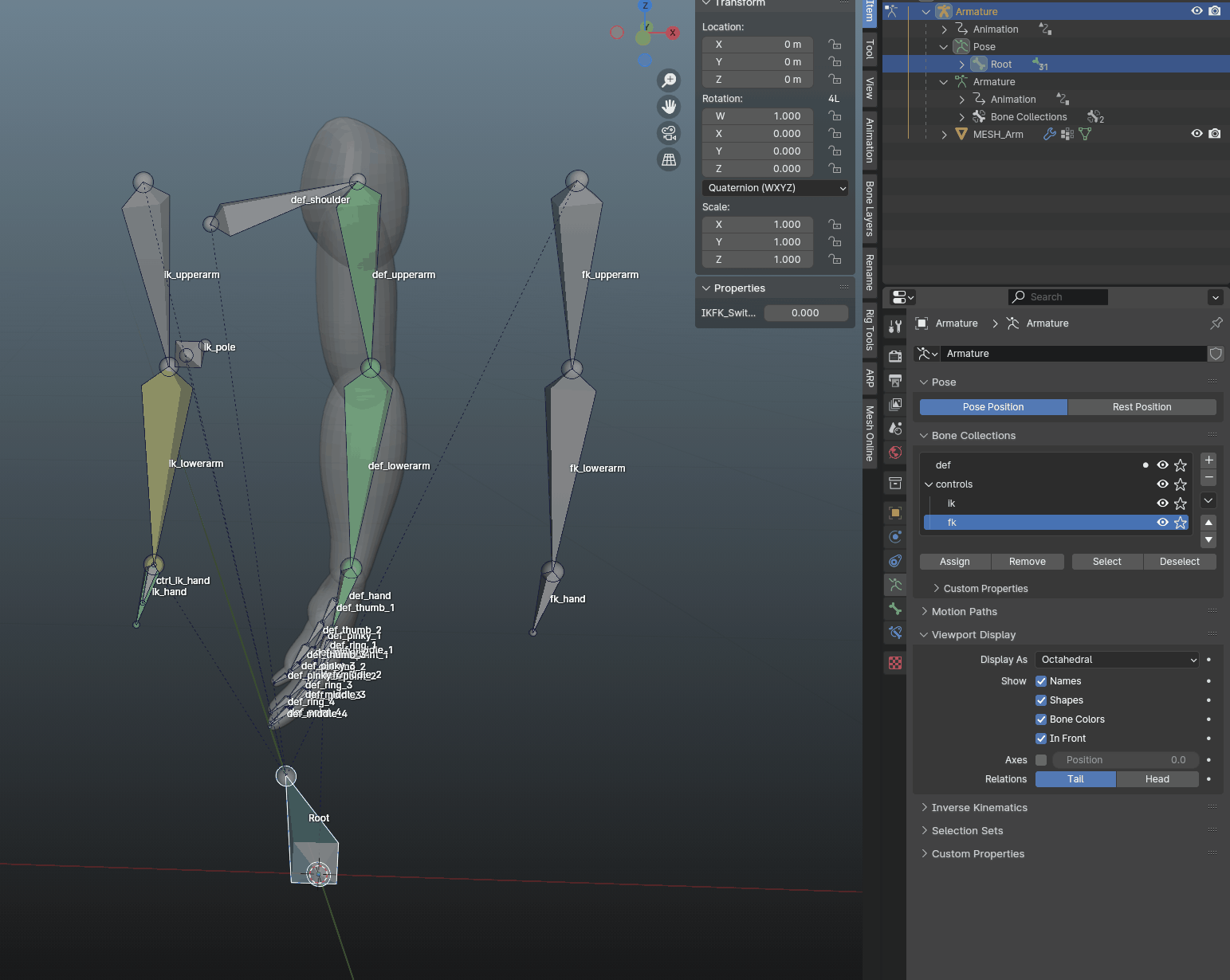 Adding a driver to FK Bone Collection