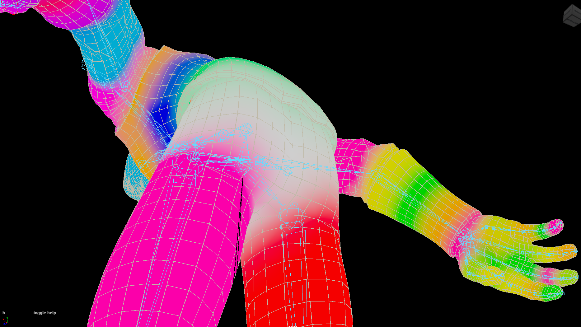 Geralt of Rivia RIG skinning last pass