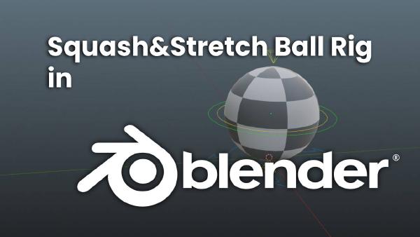 Squash & Stretch Ball in blender